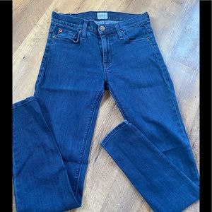 Hudson mid rise Nico skinny jeans